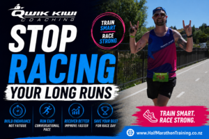 Half marathon runner training on a long run