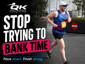 Coach Ray running the Auckland Half Marathon demonstrating smart half marathon pacing