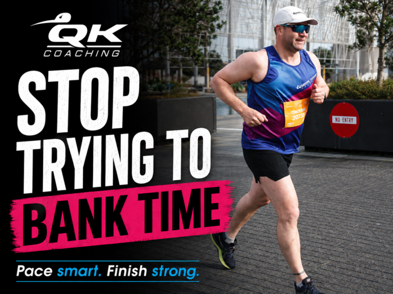 Coach Ray running the Auckland Half Marathon demonstrating smart half marathon pacing